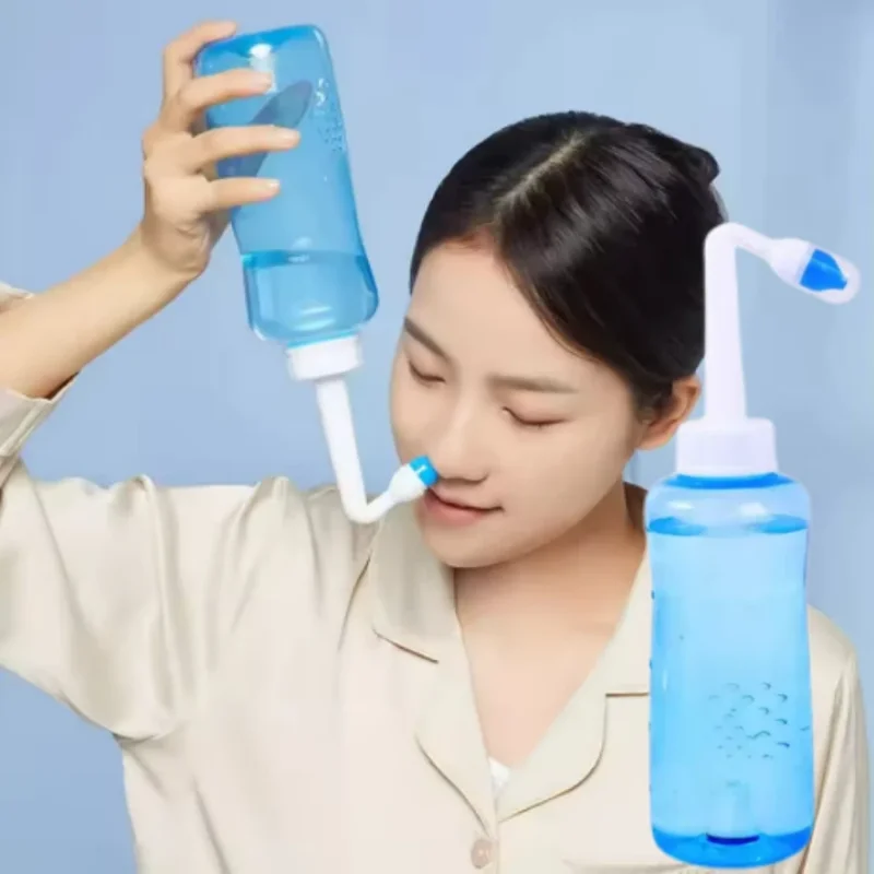 1/3pcs Nasal Irrigator 300ml 500ml Nasal Rinse Bottle Nasal Wash Cleaner Nose Protector Avoid Allergic Rhinitis Manual