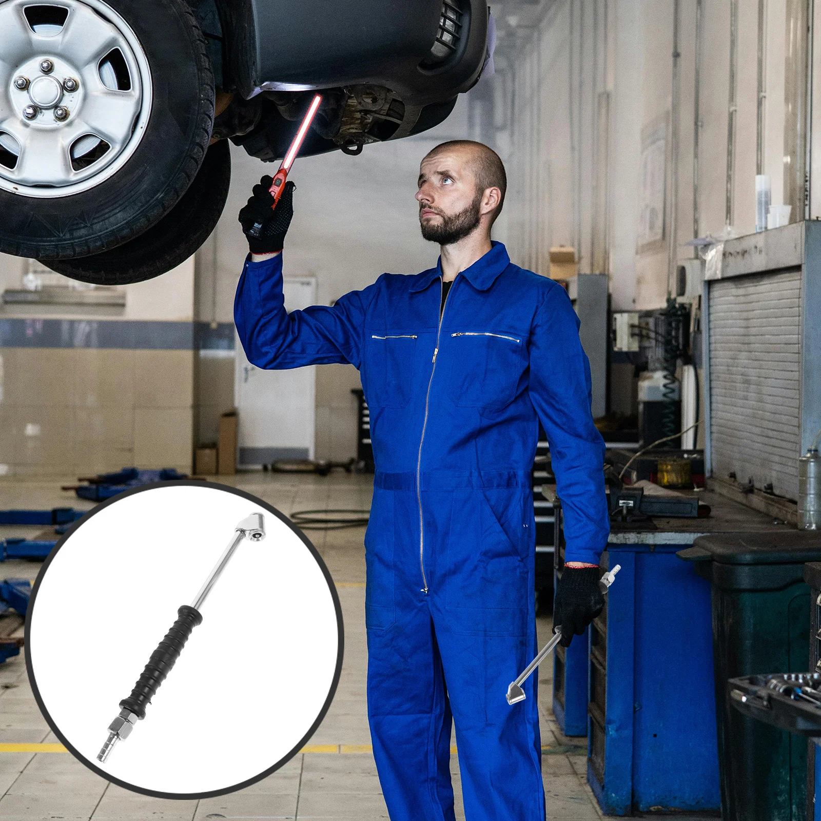 

Multifunctional Zinc Alloy Tire Inflator Duty Air Chuck Quick Connect for Car Tires Tire Accessories