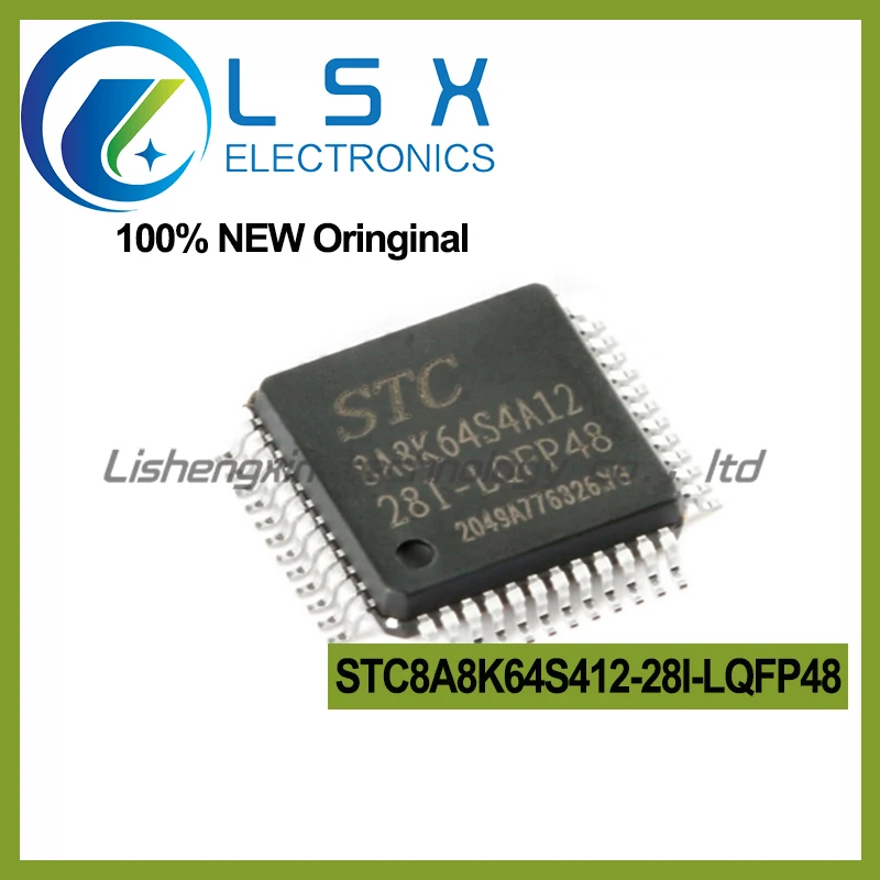 

5pcs STC8A8K64S4A12-28I-LQFP48 STC/MCU STC8A8K64S412