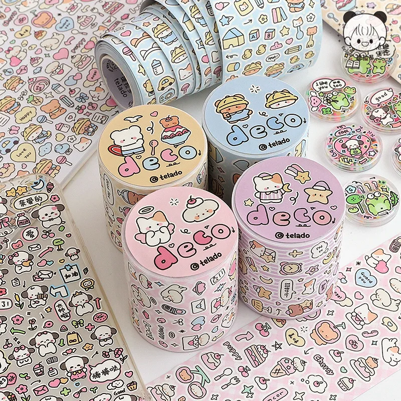 

1pcs/1lot Decorative Adhesive tapes alphanumeric symbol masking tapes Junk Journal Scrapbooking stikcers DIY Paper