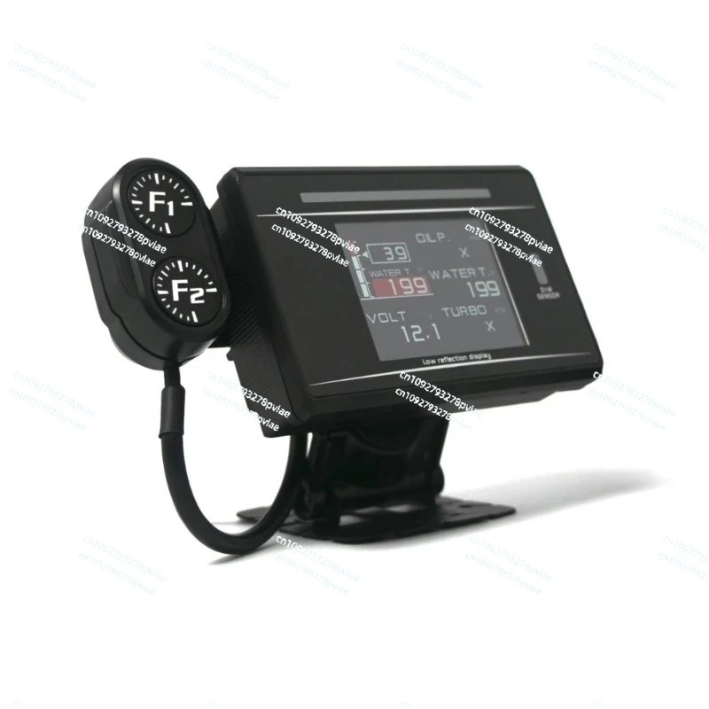 DEFI FD Multifunctional OBD Instrument, Turbine Speed Oil Temperature Oil Pressure Water Temperature Vacuum Meter ZD Ten in One