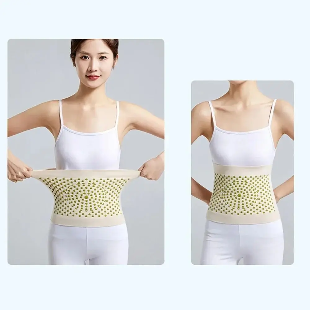 Hot Mugwort Therapy Warm Waistband High Quality Lower Back Self-Heating Waist Protection High Elasticity Lumbar Back Brace