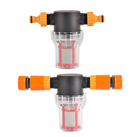 Garden Watering Filter Set: 1/2 3/4 Hose Filter Water Pipe Quick Connector Car Washing Water Pump Filter