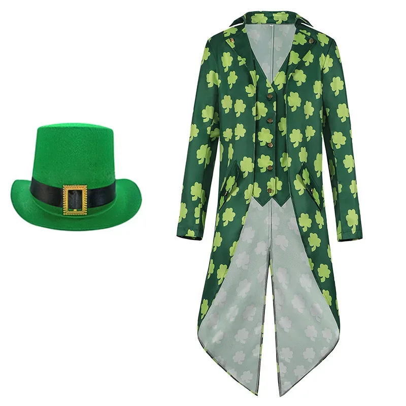 Irish Everver Frac pour homme, Costume di carnevale, Performance sur scène, Halloween, Europa e Amérique, Amazon