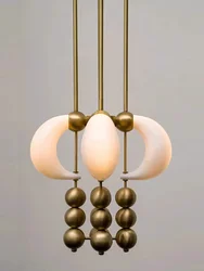 Italy Modern 2024 New Design White Glass Chandeliers Elegant Home Applicants LED  Dimmable Lightings For Living Room