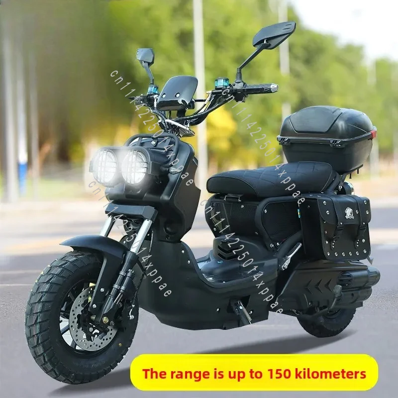 Pedal E-Motorcycle - Lithium-Ion Electric Vehicle for Food Delivery Model 72V/60V High-Power Adult Modified
