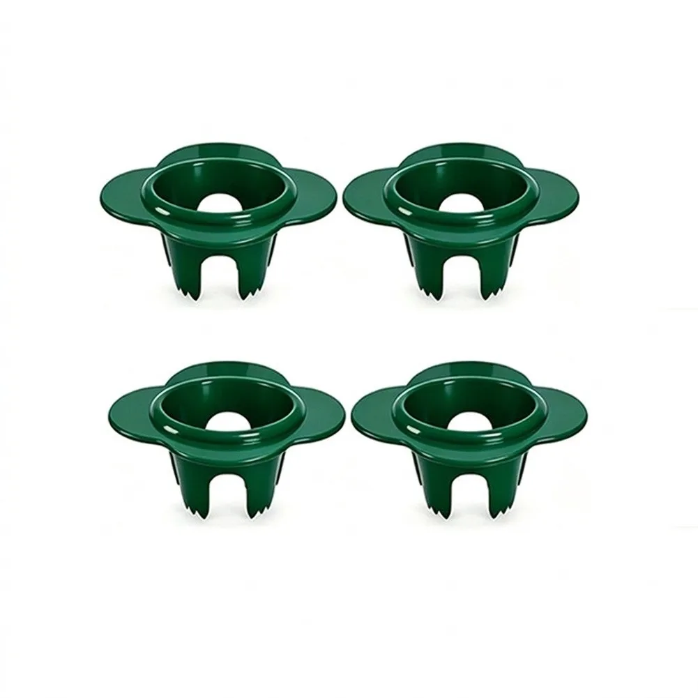 Green PP Sprinkler Head Protector Flower Design 6.89 Inch Diameter Lawn Sprinkler Cover for Up Sprinkler Heads
