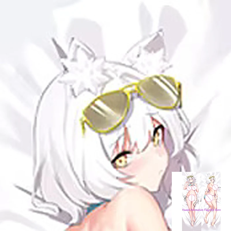

Dakimakura Anime Pillow Cover Cat Girl Eddie Double Sided Print 2Way Cushion Cover Xmas Gifts