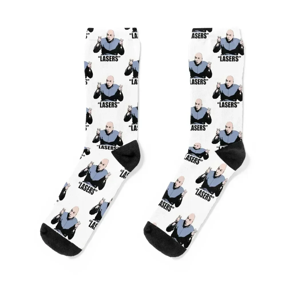 Dr. Evil, Lasers , Austin Powers, Socks Rugby funny gift Men's christmas gift Luxury Woman Socks Men's