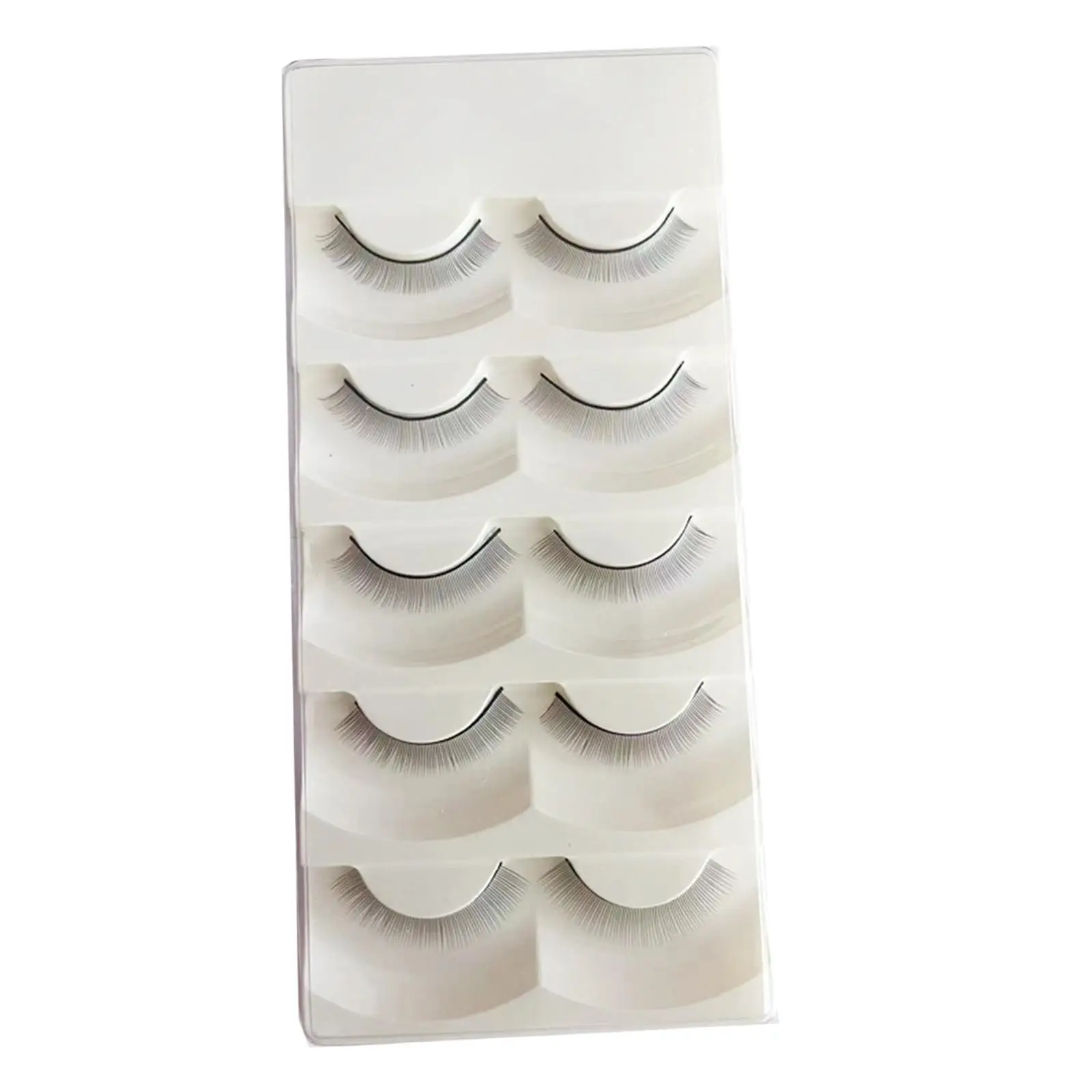 Practice Eyelashes Strip Kit Soft Fiber Training Lashes Supplies for Beginners and Salon Eyelash Extension Practice