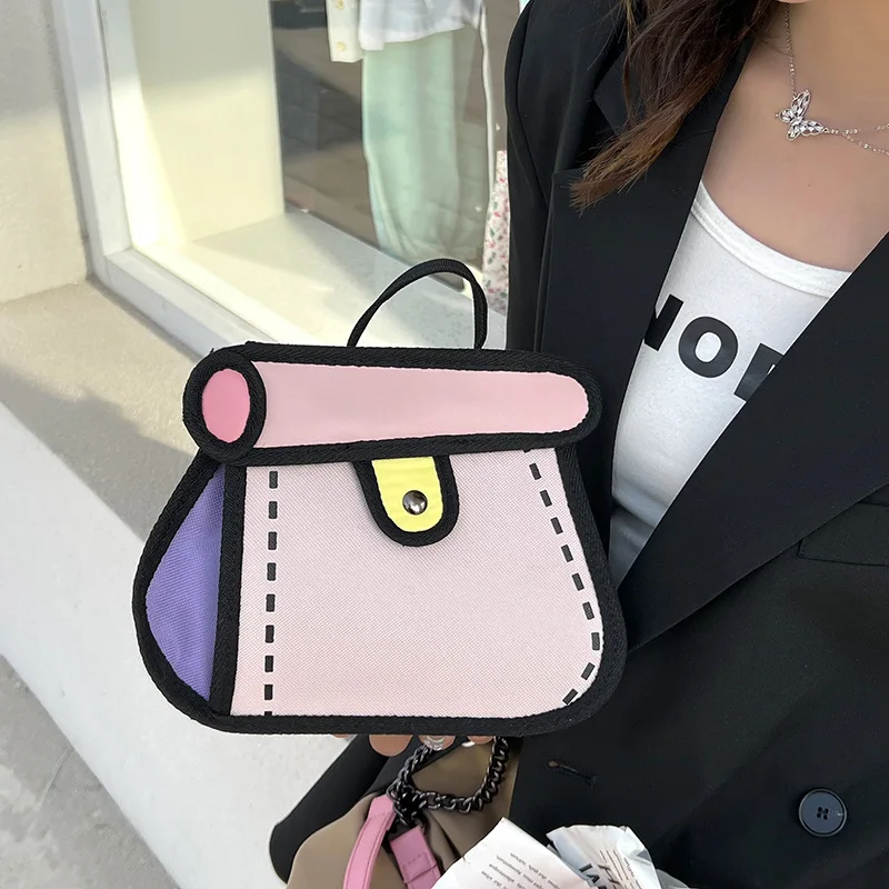 

2025 Kawaii Anime Cake Bag for Girls Cute Chain Crossbody Purse Pastel Mini Shoulder Bag Japanese Style Cosplay Cute Handbag