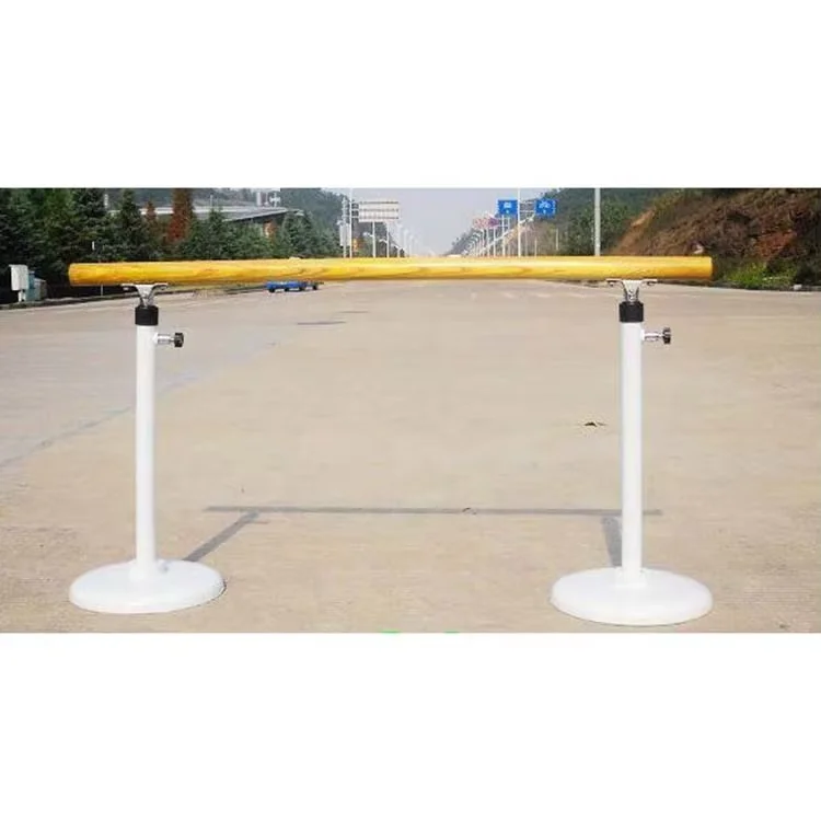 Home Portable Ground Fixed High Quality Wood Exercise Dance Barre Polepromote sales