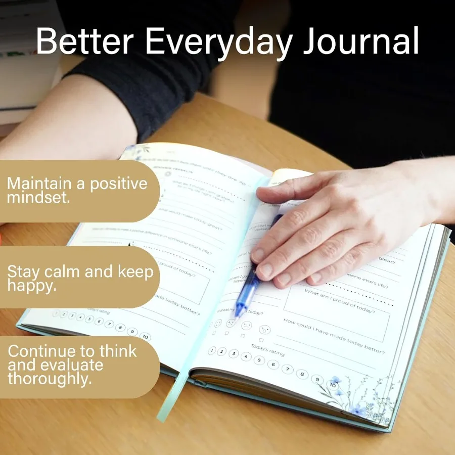 Gratitude Jourl: Daily Mindfulness Prompts Positivity Tracker and Happiness Exercises Guided Reflective Writing SelfCare Jourl