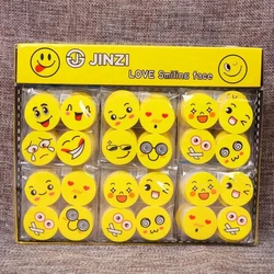 12pcs Novelty Kawaii Cartoon Eraser Office School Supplies Drawing Stationery Student Children Pencil Rubber Toys Party Gift