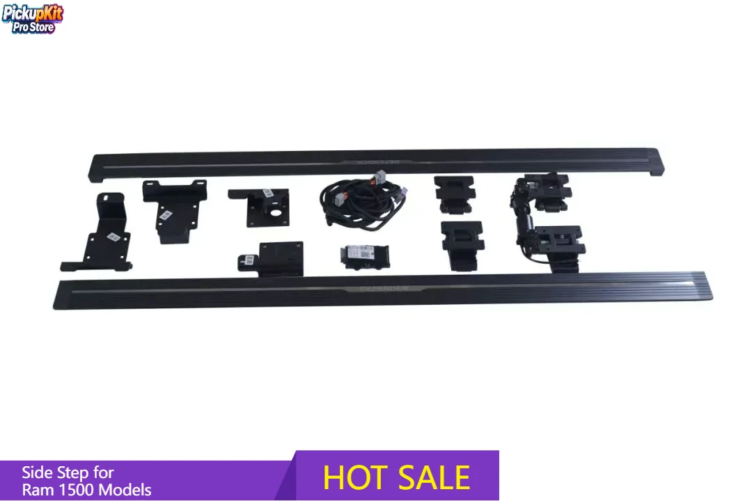

Heavy-Duty Electric Running Board Automatic Side Step Pedal Perfect Custom Fit for Ram 1500 Models
