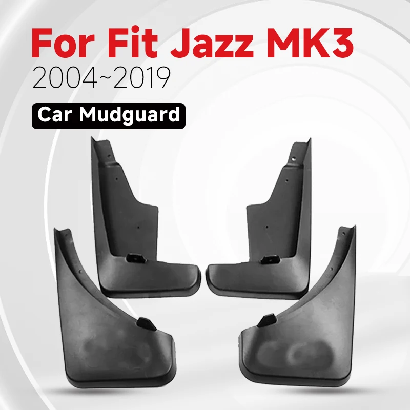 

4pcs Car Mudguard For Honda Fit Jazz MK3 GD GE GK 2004~2019 Mudguards Mudflap Mudguard Splash Guards Mud Flap Fender Accessories