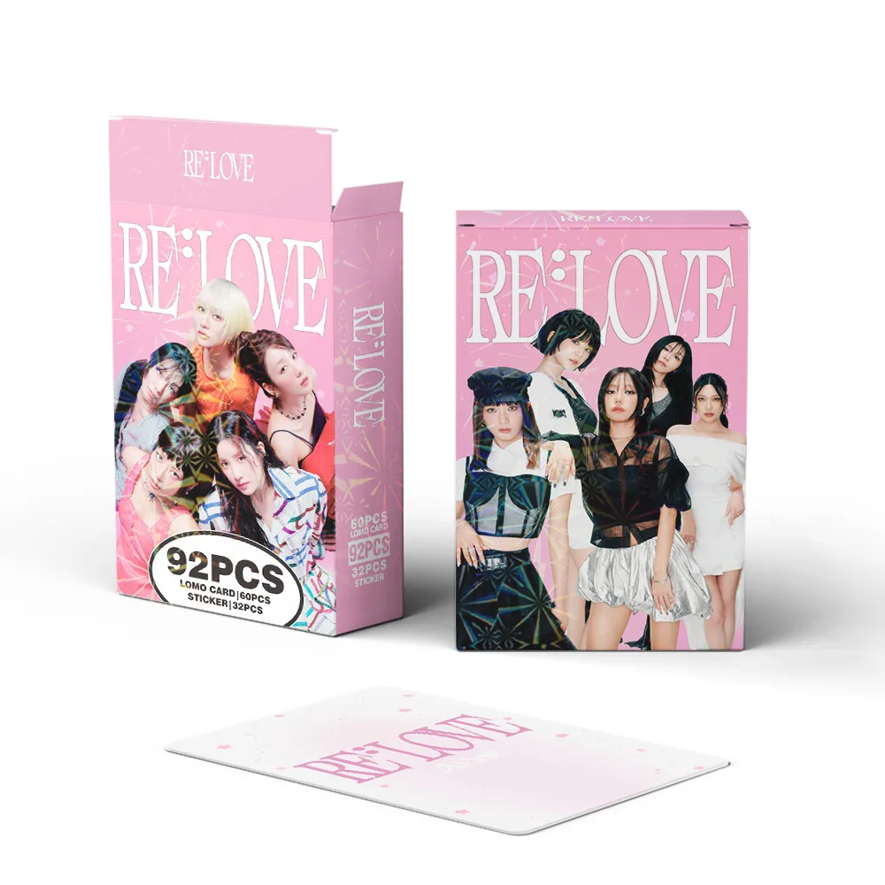 92pcs APINK RELOVE Photo Card Photocards Stickers Kpop Merch Lomo Cards Set Fans Collection Cards Gift - view 6