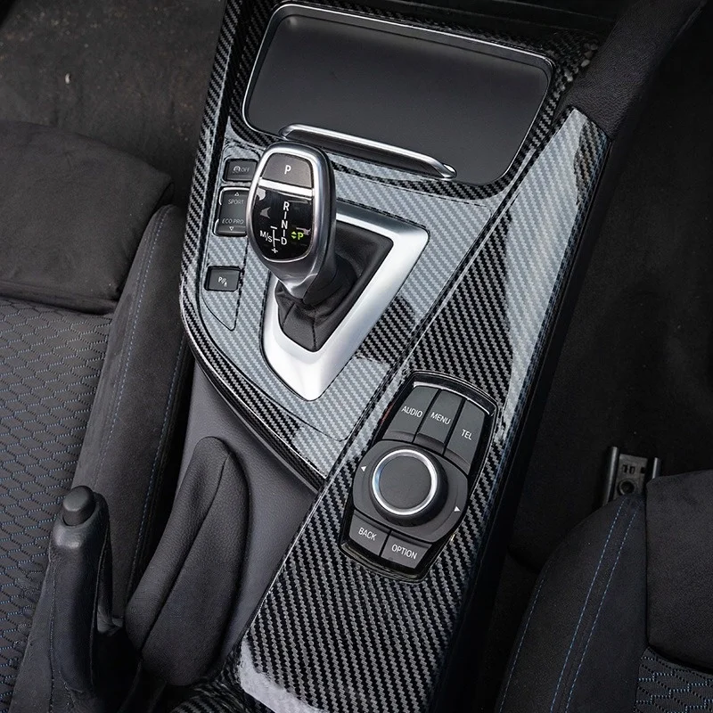 

Для BMW F30 F34 F32 серий 3 и 4: Комплект накладок на центральную консоль и дверные ручки из карбона и ABS-пластика, аксессуары для интерьера автомобиля