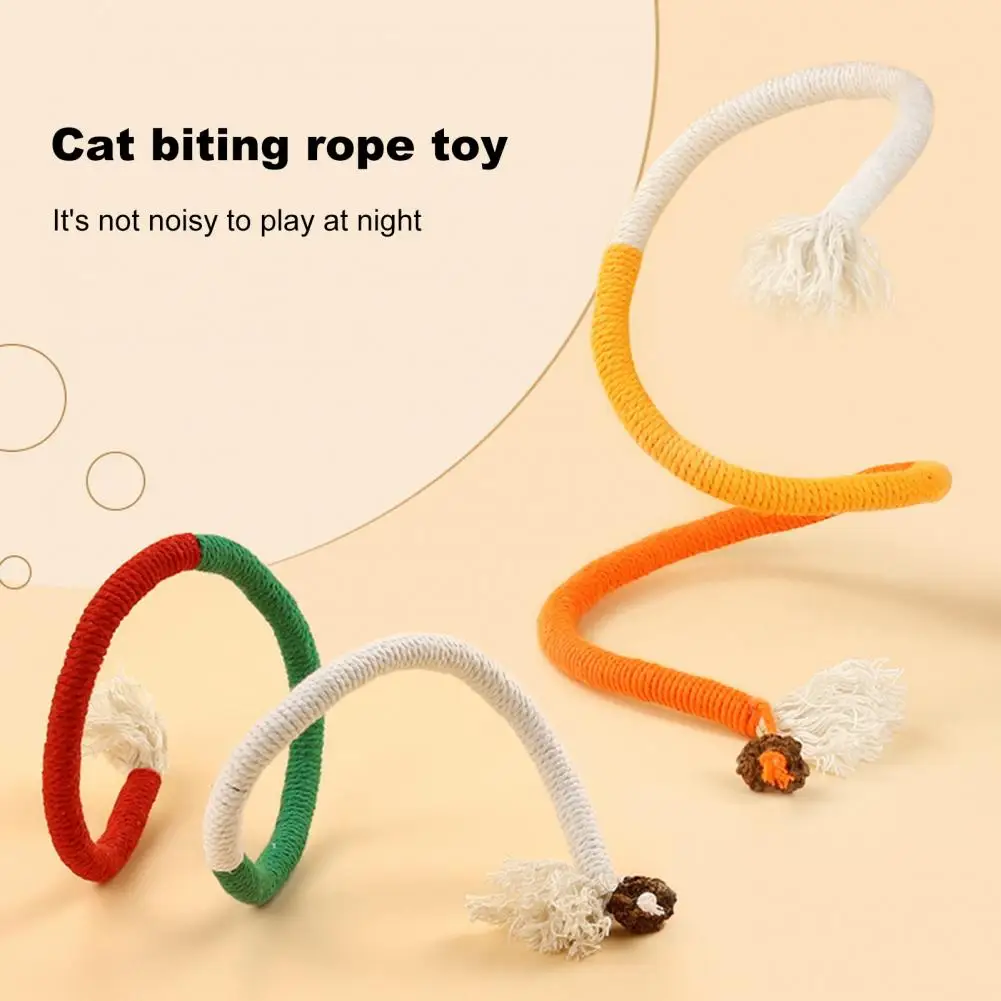 Interactive Molar Cotton Rope Toys for Cat, Teaser Toy, Teeth Cleaning, Dental, Teaser Supplies