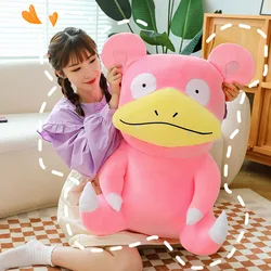 2023 Pokemon Slowpoke Stuffed Plush Toys Cartoon Cute Anime Plush Dolls Kawaii Pink Pokémon Plushie Pillow Birthday Gift for Kid