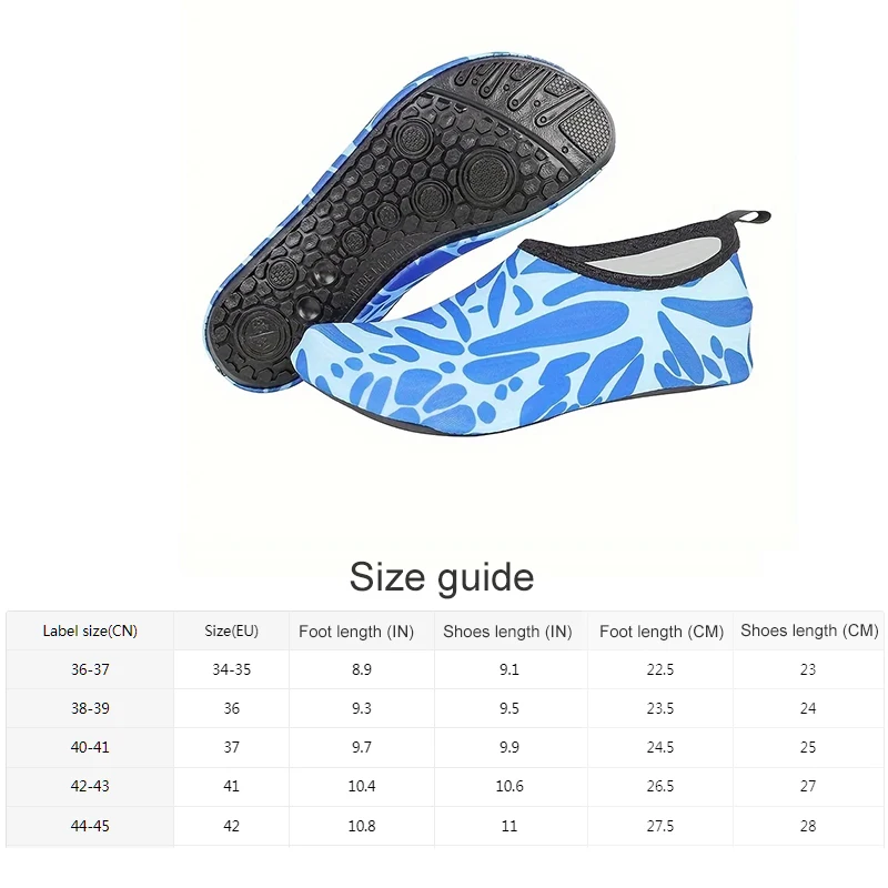Water Shoes Quick Drying Non Slip Summer Lightweight Beach Water Socks Barefoot Water Shoes Soft And Comfortable Shoe Decor