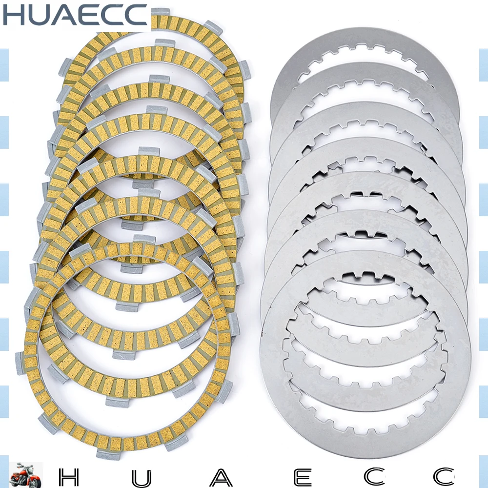 Clutch Friction Steel Plates Disc for Honda FT500C 1982 1983 22202-ML4-611 23311-200-000 22201-ML4-610