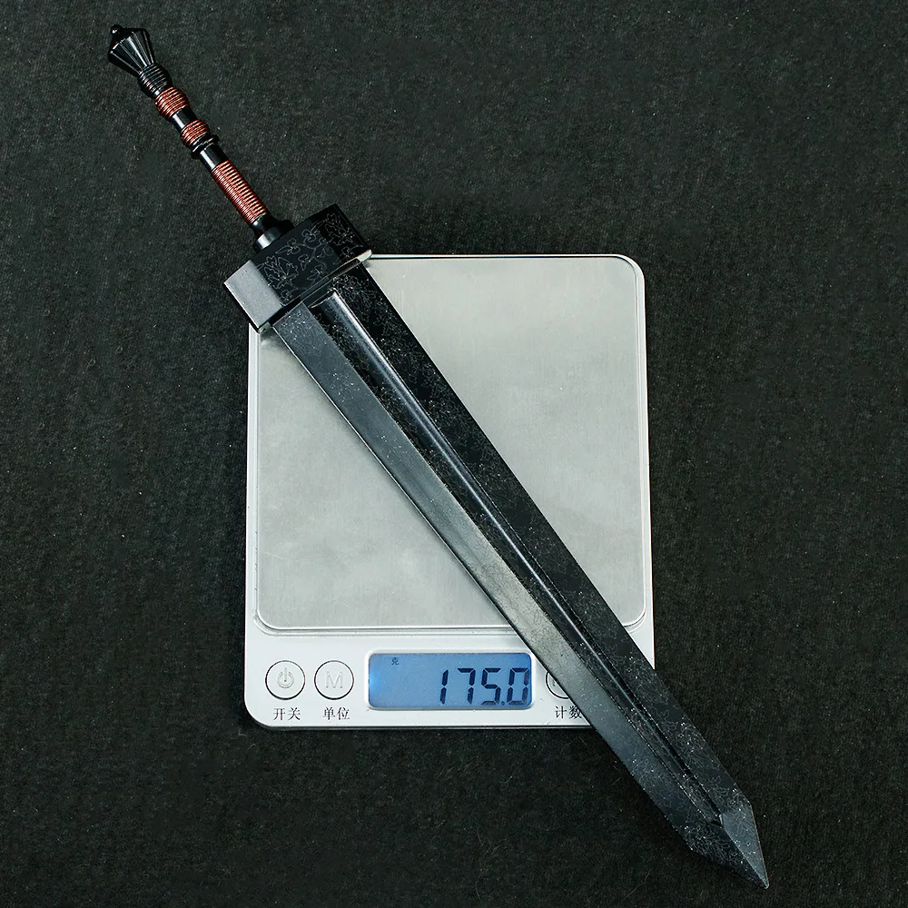 28cm novo jogo ao redor greatsword metal modelo cena adereços decoração de mesa ornamentos meninos aniversário festival presentes brinquedos