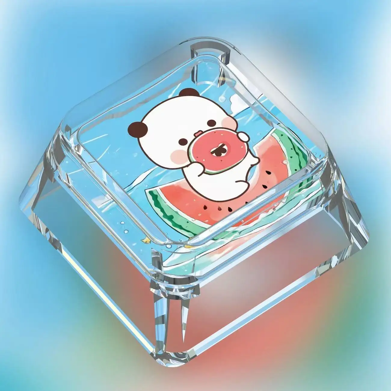 Cute Bubu Dudu Keycaps ABS Custom Mechanical Keyboard Keycap Set Kawaii Panda DIY Desk Decor Gift For 61/64/68/84/75/86Keys view 2