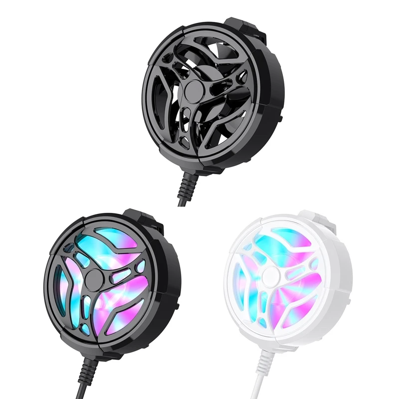 Cooler Rechargeable Cooling Fan Cell Phone Radiator for Playing Games Watching Videos for