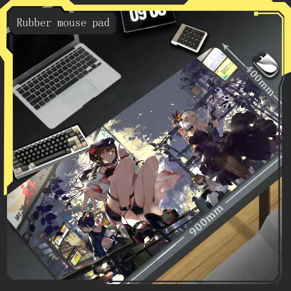 

Many people like it Anime Girls Mouse Pad Comic mouse pad with non slip and wear-resistant suitable fordesktop laptops mouse pad