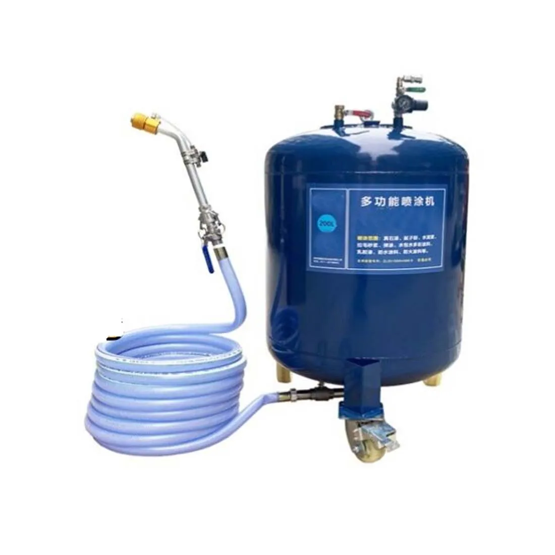 Engineering Wall Cement Brushing Spraying Machine Mortar Site Beat Pulp Hanging Net Brushing Artifact Tool Pneumatic