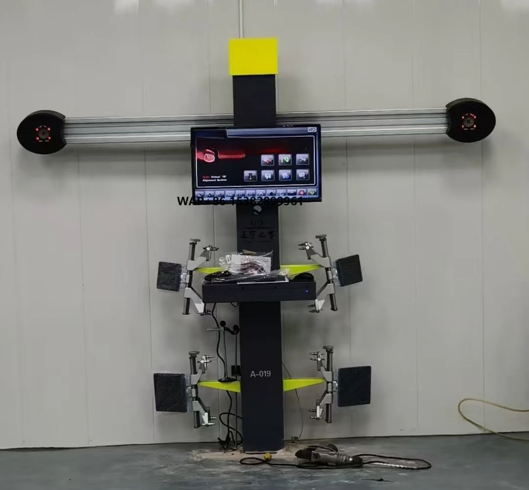 Hot Sell Good Quality Eiland A-019 3D Four Wheel Aligner with LED Display 200rpm Tyre Balancer 220V Desktop Automotive Use