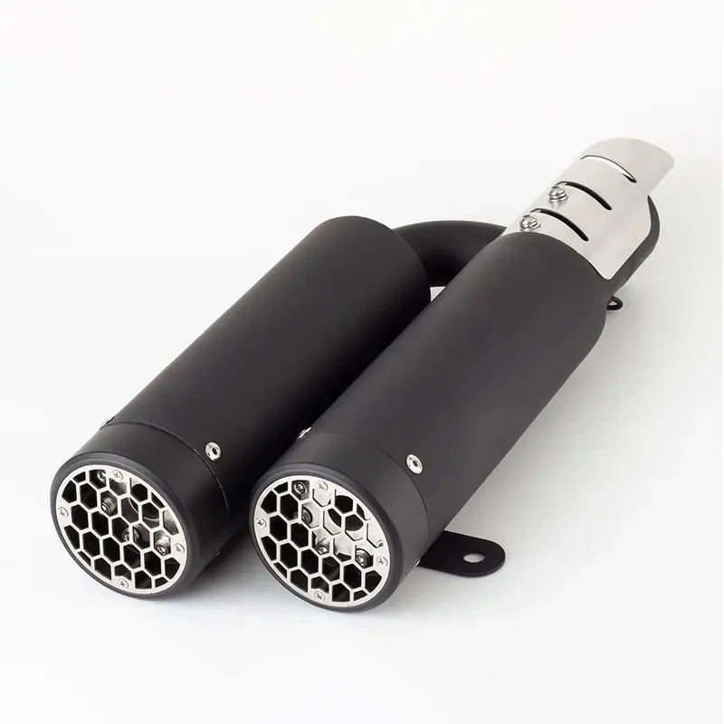 Motorcycle Racing Exhaust Muffler with DB Killer for Vespa GTV 250 300 GTS Super 300 Sei Giorni Tech 2005-2020 Slip On Exhaust