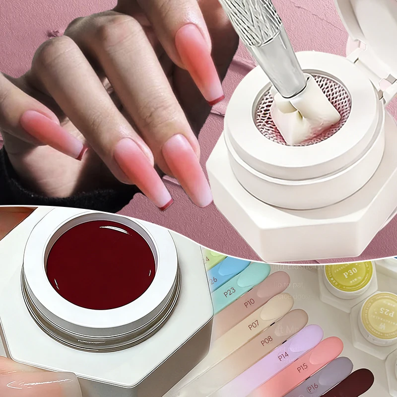 39-Farben Air Cushion Patting Gel Hochsättigendes Blush Gradient Ombre Nagelkunst Gel Ohne Reinigung Malerei Transfer UV LED Soak Off – Detail 1