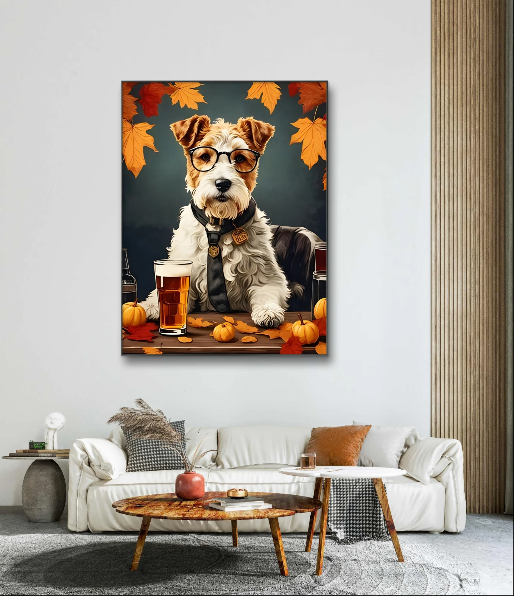 Fox Terriers 5D Diamond Painting Cartoon Dog Portrait Diamond Embroidery Cross Stitch Kid Gift Living Room Bedroom Wall Decor