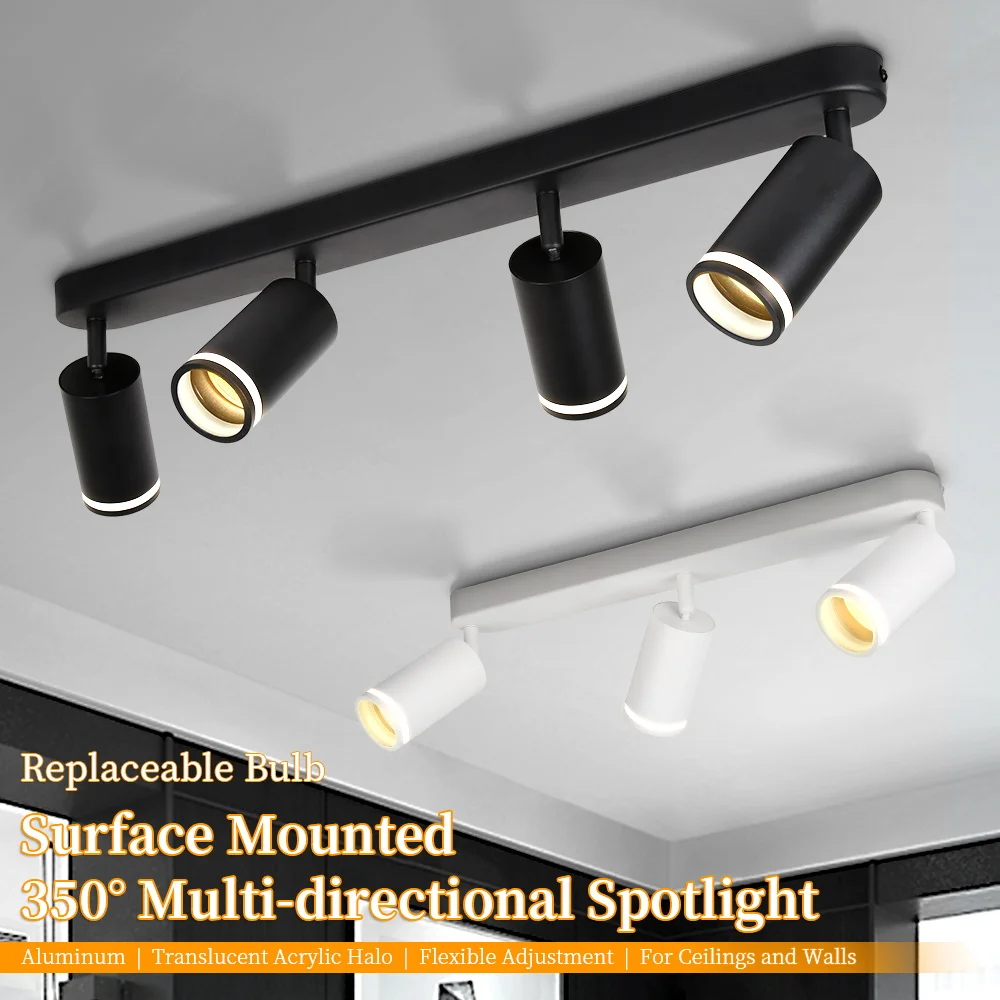 Led أضواء السقف ديكور المنزل 110/220 فولت سقف معلق بقعة مصابيح لغرفة المعيشة غرفة نوم أضواء المسارات GU10 إضاءة السقف الداخلي