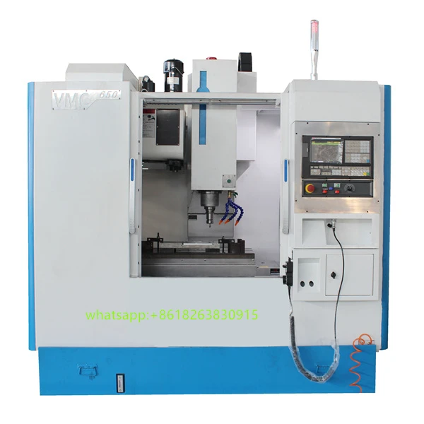 Centro de mecanizado de Metal CNC, Fresadora Vertical VMC650 de 3/4 ejes, Taiwán, VMC650