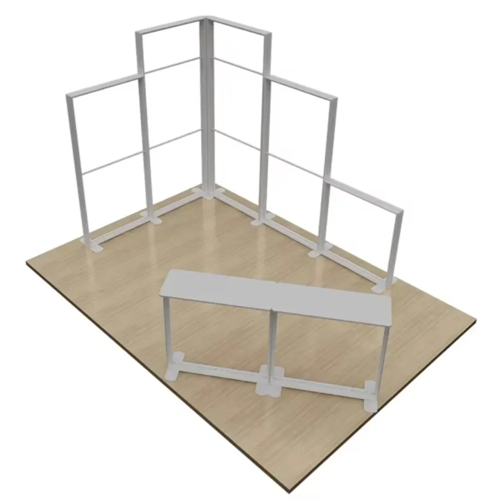 

Standalone LED light box backlit trade show booth