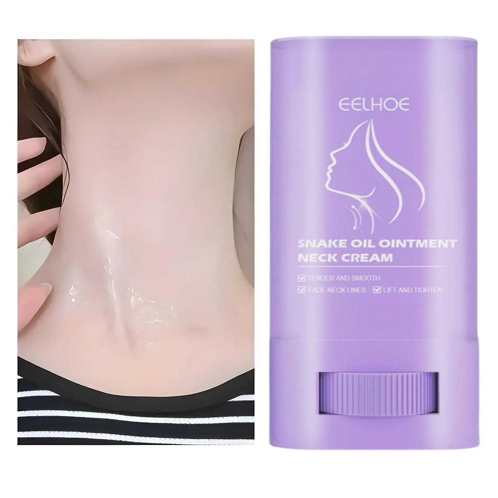 3PCS Snake Oil Neck Lines Cream Lift Neck Eliminate Double Chin Eliminate Neck Fine Lines Brightening Moisturizer Korea Cosmetic