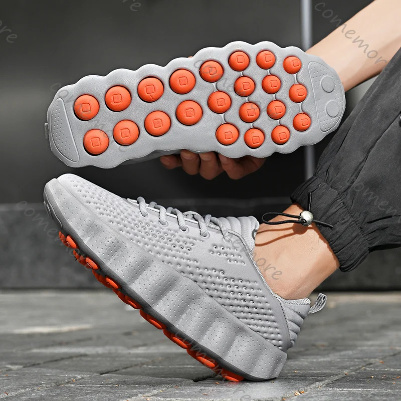 Men Chunky Sport Shoes Breathable Thick Sole Runing Outdoor Sneakers Fashion Comfort No slip Women's Shoes Couple Footwears