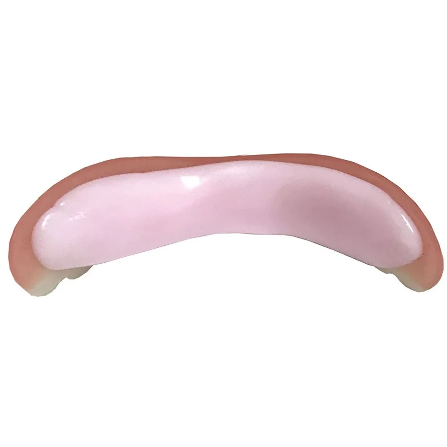 Senyum Instan Nyaman Dipakai Fleksibel Sedikit Tidak Sempurna Tersedia dalam Warna Putih Alami Satu Ukuran untuk Kebanyakan Orang untuk Dipakai Sehari-hari dan Nyaman