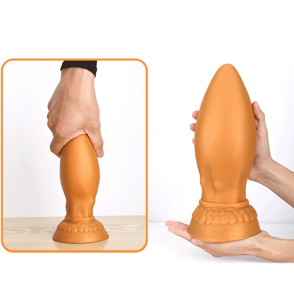 Super Huge Silicone Anal Plug Round Big Dildo ButtPlug Prostate Massager Vagina Anal Masturbation Sex Toys For Men Gay - view 3