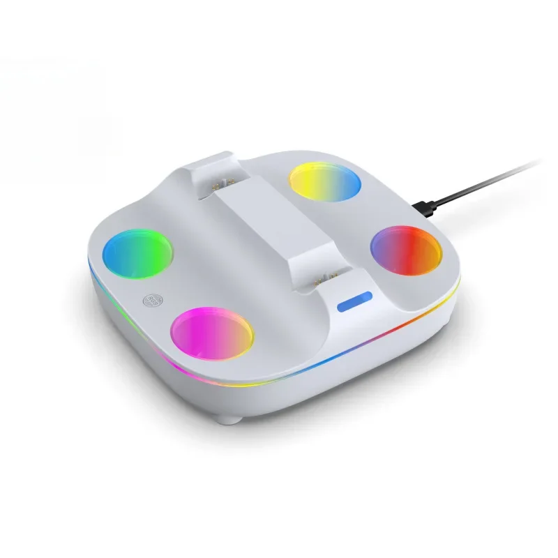 Auto Power Off Quick Charge Dock for Dual Sense Edge& PS5 Grip with RGB Colorful Lights TP5-35115