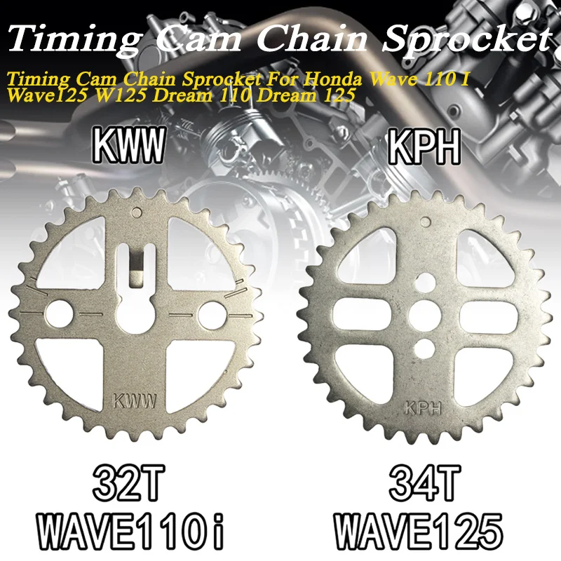 Timing Cam Chain Sprocket For Wave 110 I Wave125 W125 Dream 110 Dream 125