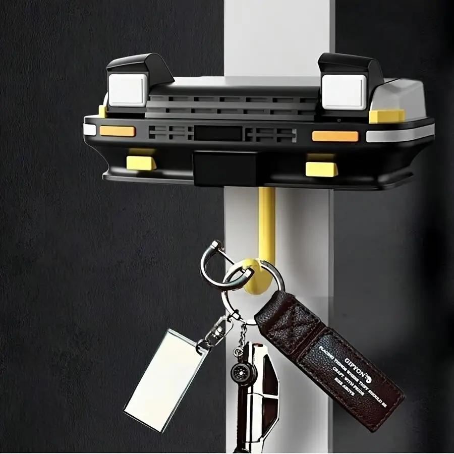 Car Creative Hook Headlight Key Storage Rack Keychain Holder for Vehicle Decoration Key Holder
