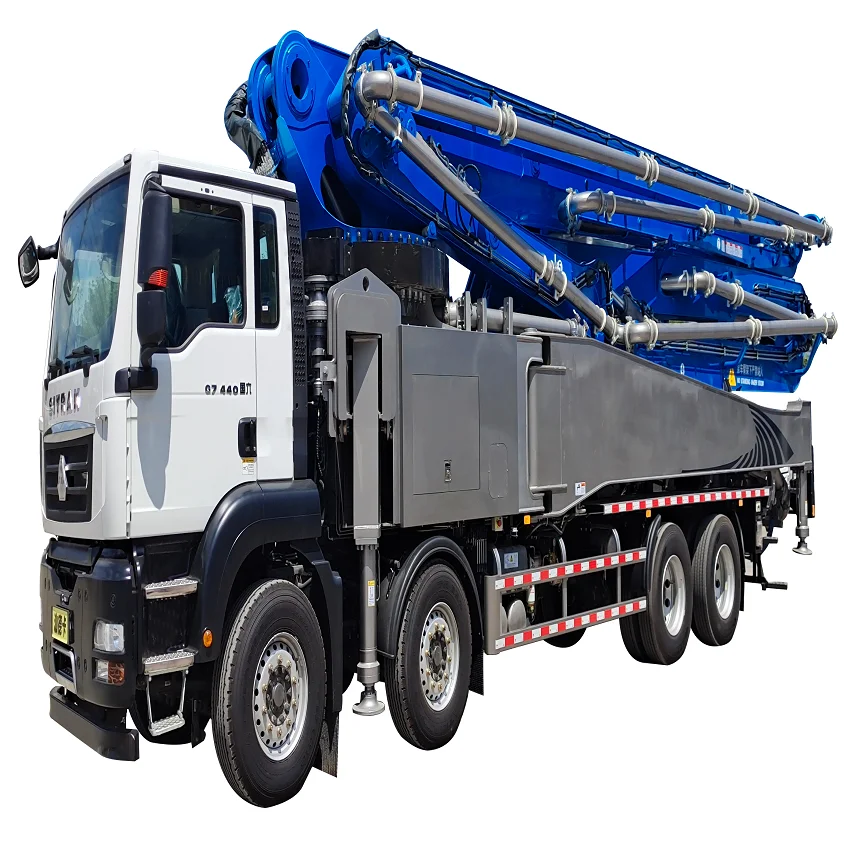 Brand New SQ52-XR Truck Mounted Concrete Placing Boom Pump Truck Good Quality 20m-50m 180m³/h Output Powerful Machine Hot Sale