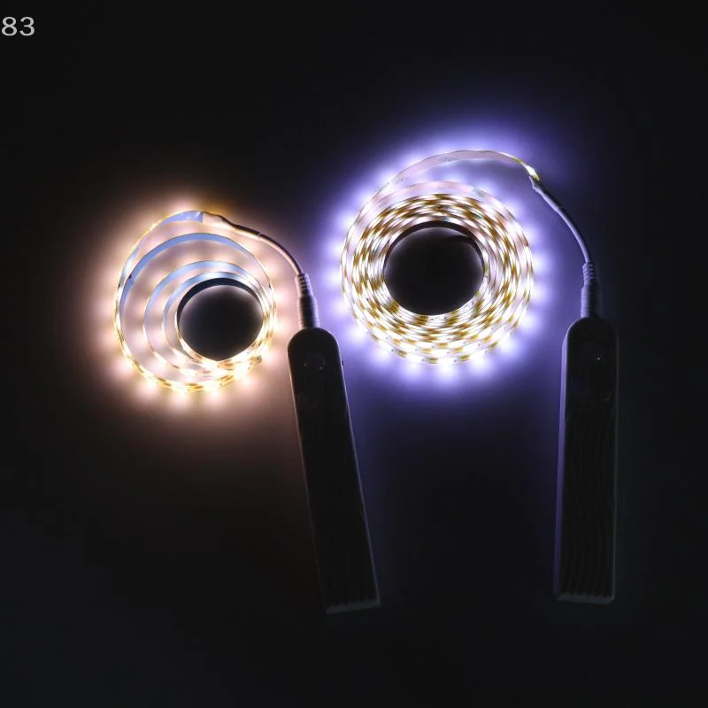 

1 Piece LED Light Strip Motion Sensor Light Cabinet Strip Lighting AAA Battery For Kitchen Wardrobe Cabinet Pantry Closet