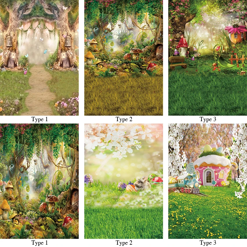 

Dream Forest Spring Jungle Backdrop Fantasy Fairy Tropical Scenery Family Shoot Background Photography for Photo Studio