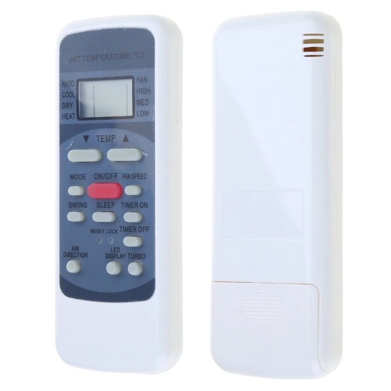 Replacement Remote Control for Air Conditioners R51M-E English Version Air Conditioning Remote Controller Repair Part