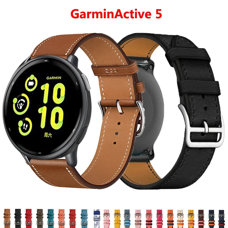 

Leather Band for Garmin vivoactive 5 Smart Wristband Quick Releas Strap for GarminActive 5 Correa Bracelet Watches Accessories